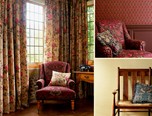 WILLIAM MORRIS TULIP & ROSE FABRIC